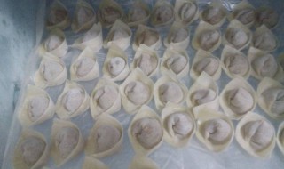 馄饨放冰箱怎么储存（馄饨放冰箱怎么储存时间长）