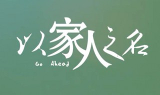 以家人之名电视剧介绍（以家人之名电视剧情介绍）