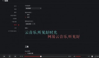 网易云怎么显示歌词 网易云怎么显示歌词在屏幕苹果手机