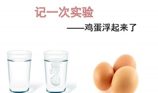 鸡蛋浮水的原理是什么（鸡蛋浮水的原理是什么怎么写）