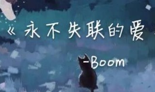 永不失联的爱纯歌词（永不失联的爱词曲）