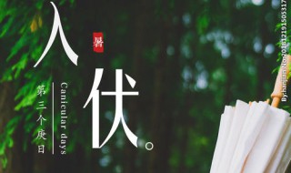入伏时间怎么算 入伏怎么算出来的 天津