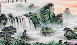 什么属相不能挂山水画（沙发背后禁忌挂什么画）