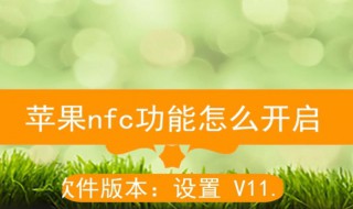 苹果有nfc功能吗（苹果的nfc功能如何使用）
