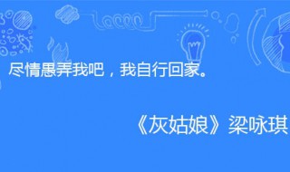 尽情愚弄我吧我自行回家是什么歌 尽情愚弄我吧我自行回家是什么歌是什么意思