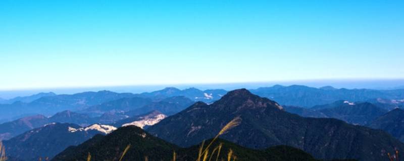 浙江最高的山 浙江最高的山海拔多少米